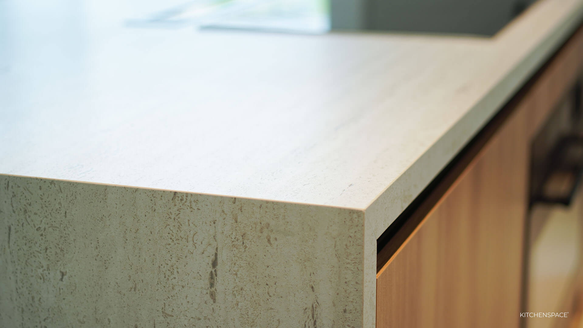 Modern Minimalist Fluted Island Kitchen